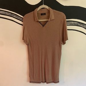 Men’s Zara Knit Collar Polo